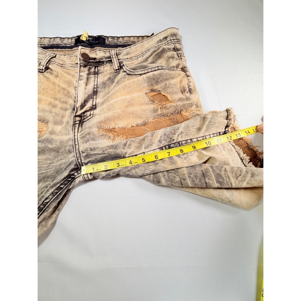 Men's Cotton On Legacy Edition Distressed Denim Shorts Size 36 Lot of 2 Raw Hem - Picture 15 of 16